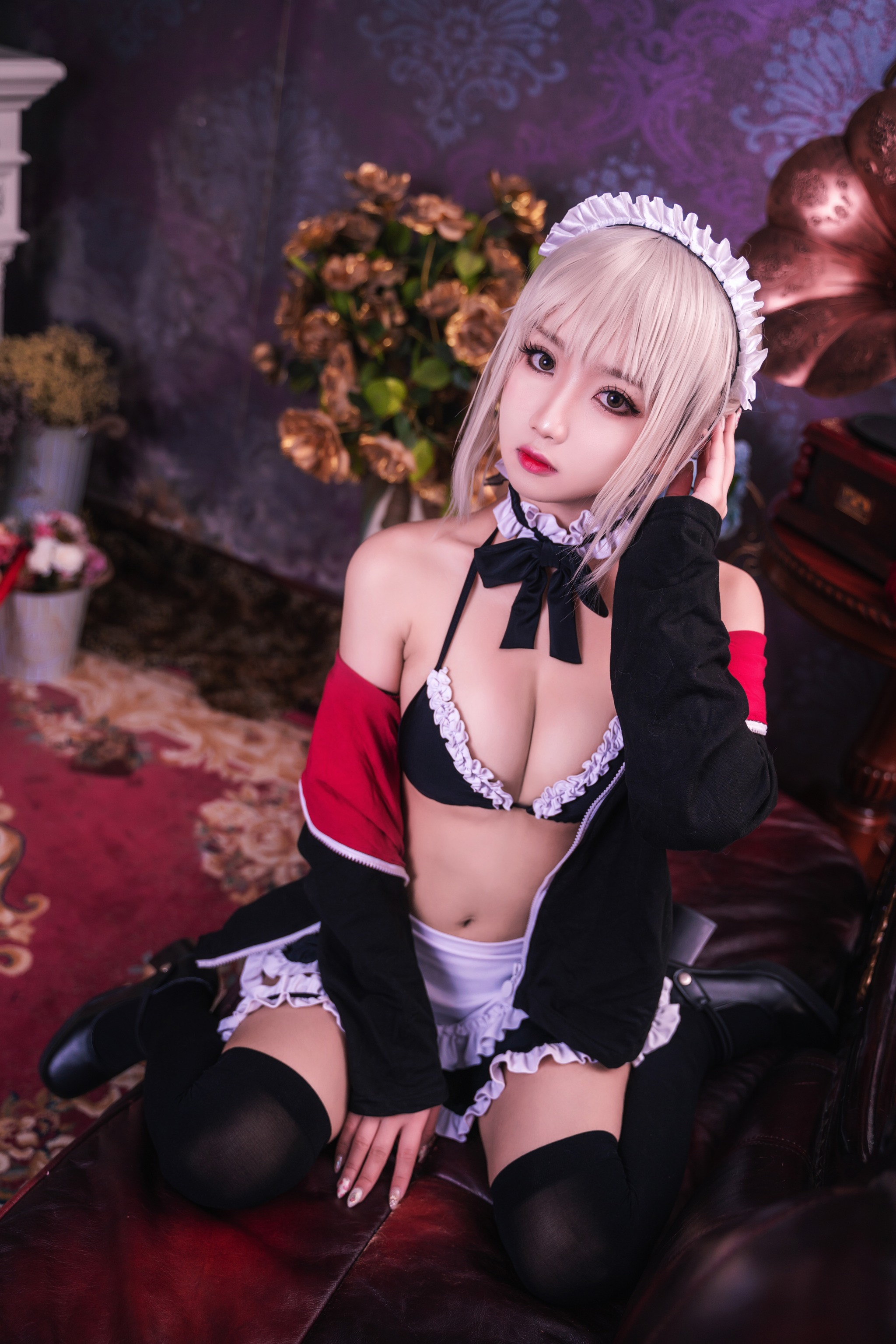 鬼畜瑶在不在w - NO.047 黑呆女仆 (赠不知火舞)[34P]-XikXak